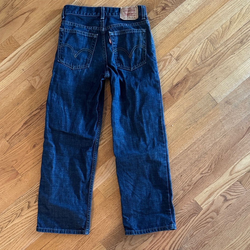 Levi's 550 12 regular 26 x 26.5 Indigo Straight Jeans